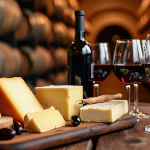 Cave à fromage et vin