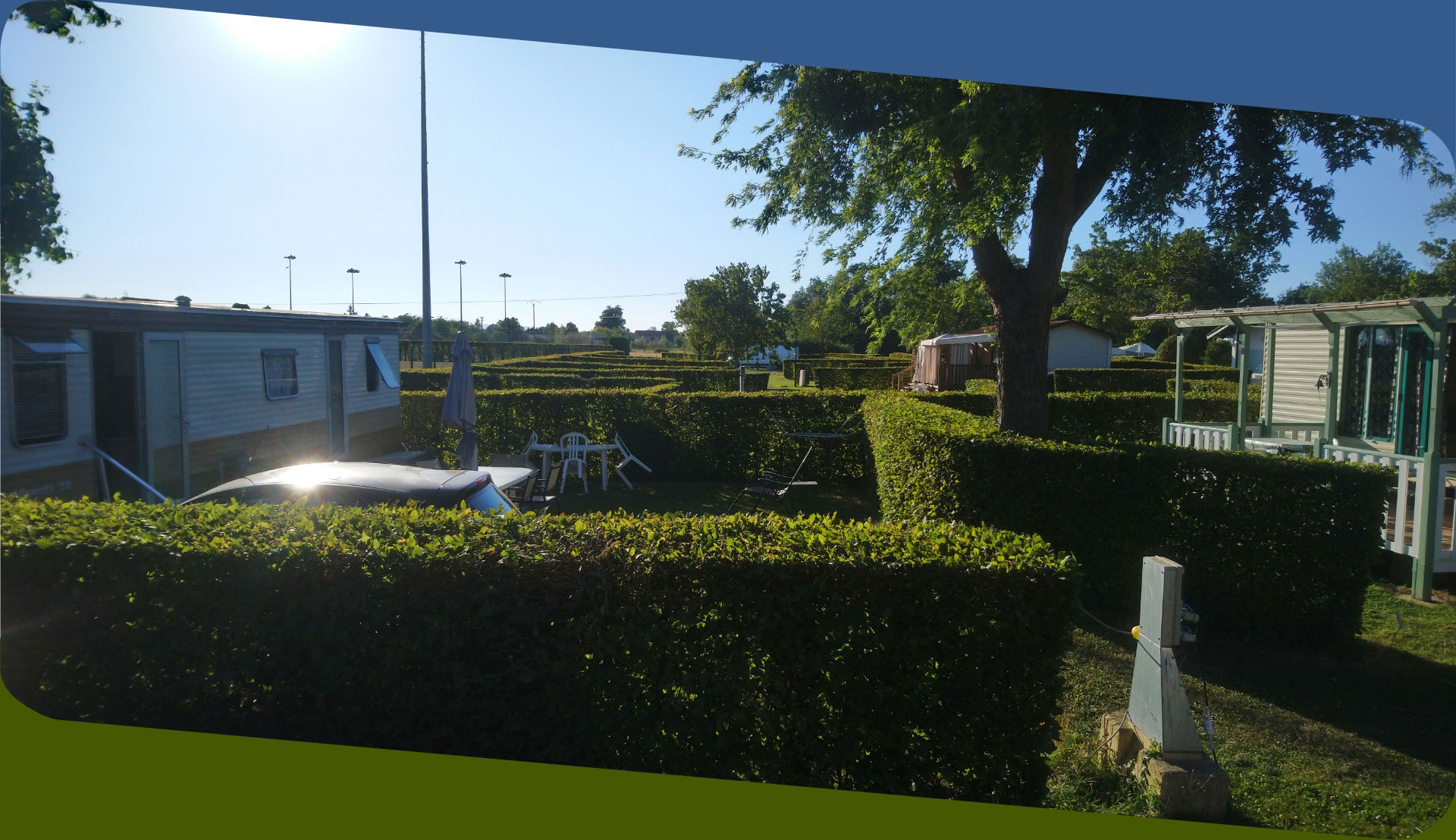 Emplacement camping du camping le Renom dans l’Ain

