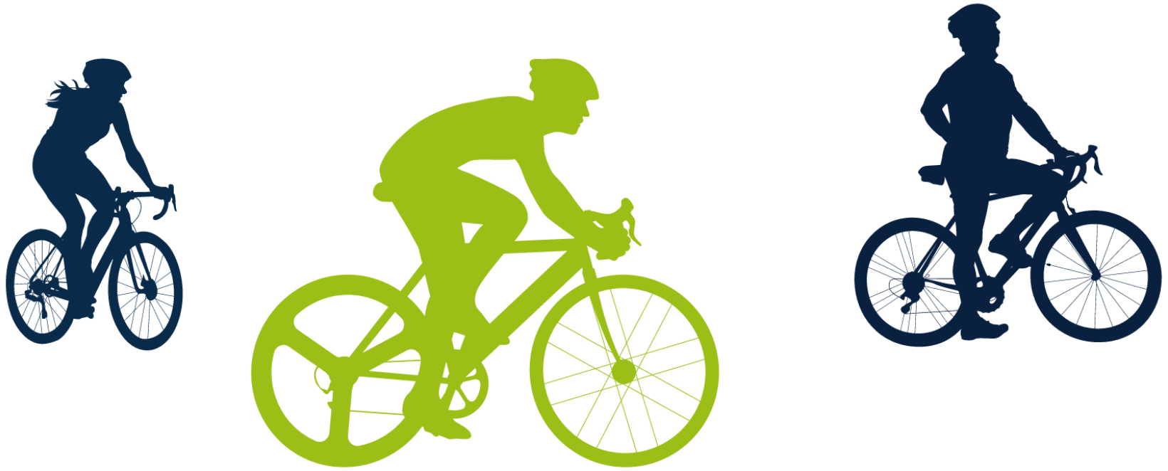 Illustration cyclistes
