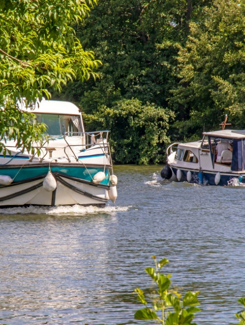 La Saône en bateau