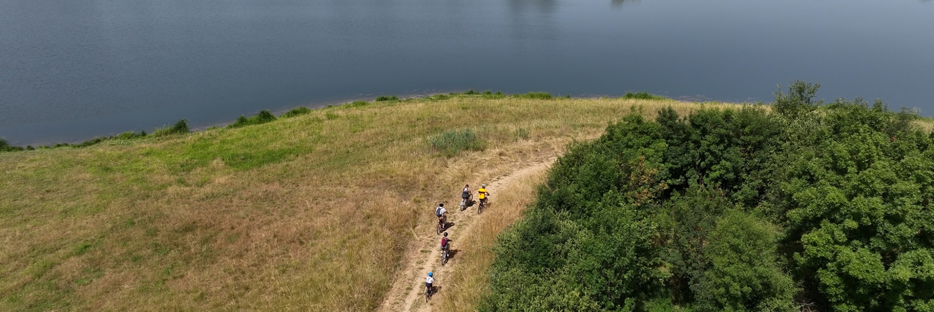 Itinéraire vélo, le long de la Saône